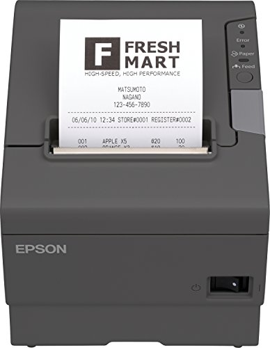 Imprimante caisse EPSON TM-T88V USB - Serie RS232 Noir