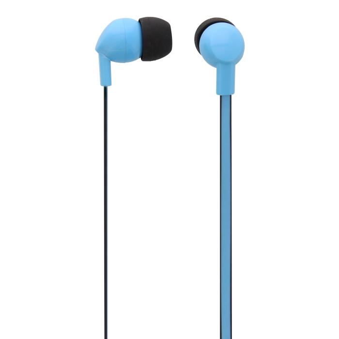 Tnb Be Color - Ecouteurs Intra-auriculaires Avec Micro Universel Integre - Bleu Et Noir