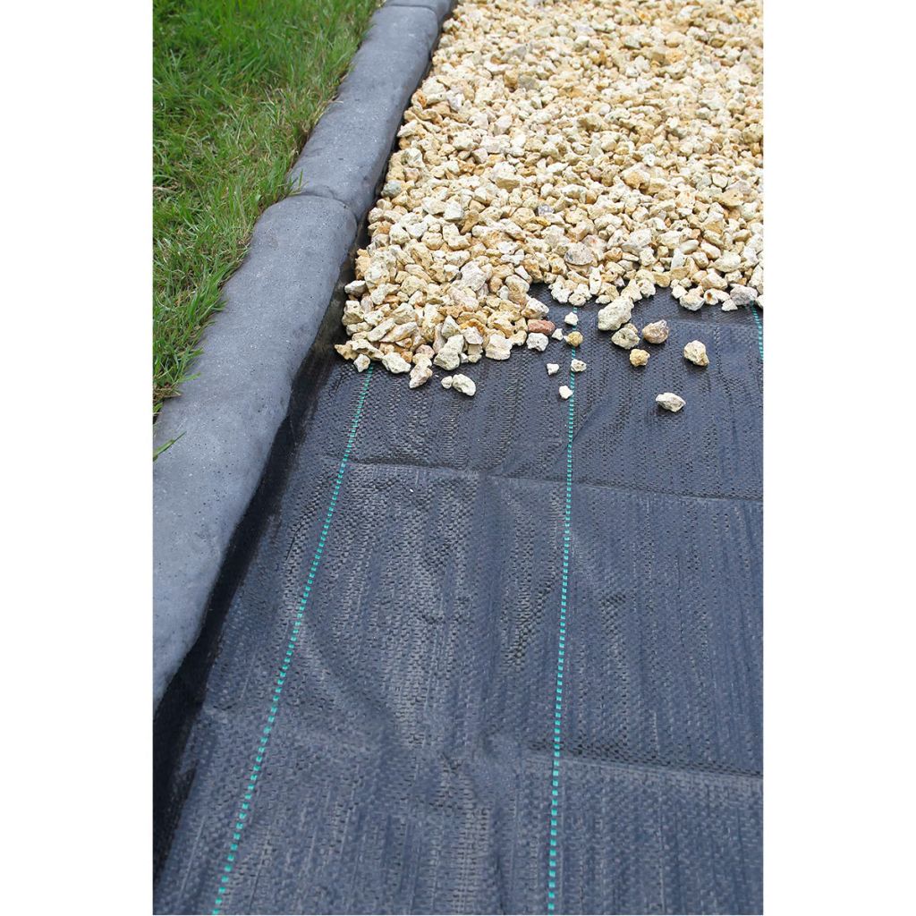 Nature Bache De Sol De Contrôle Des Mauvaises Herbes 2x5 M Noir