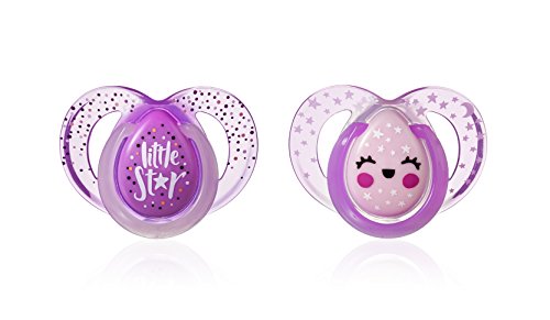 Tommee Tippee 2 Sucettes Ctn Nuit 6 18m