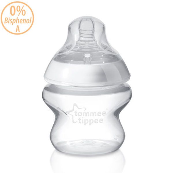 Tommee Tippee Natural Start Anti-colic Biberon Auto-sterilisant Slow Flow 0m+ 150 Ml