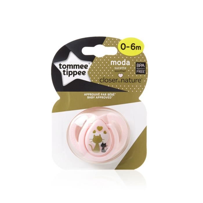 Tommee Tippee Sucette Moda Close To Nature 0-6m - X1