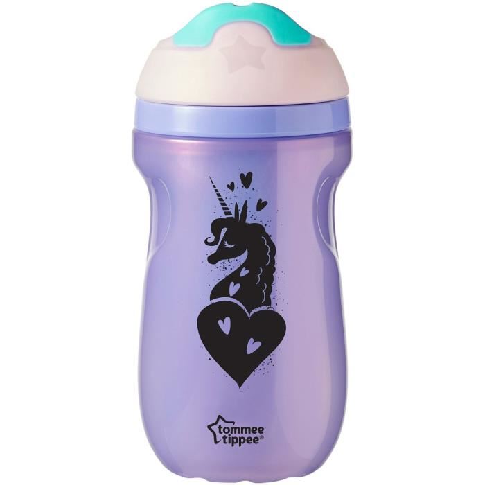 Tommee Tippee Tasse A Becher Isolee Pour Fille Violet + 12 Couleur Assortie 
