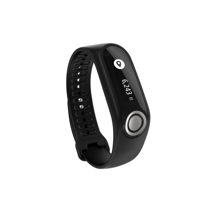 TOMTOM Bracelet dActivite Touch Cardio Body Composition Bracelet Large Noir
