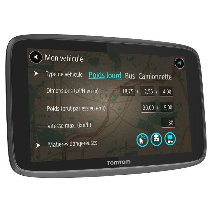 Gps Poids Lourds Tomtom Go Professional 520 Cartographie Europe 49 Pays Wi Fi Integre Appels Mains Libres