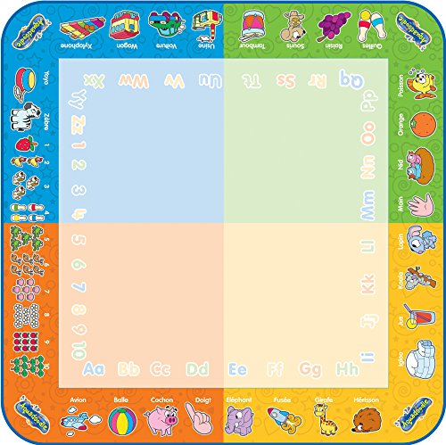 Tapis Aquadoodle 4 Couleurs Tomy Pour Dessiner A Leau Mixte A Partir De 18 Mois