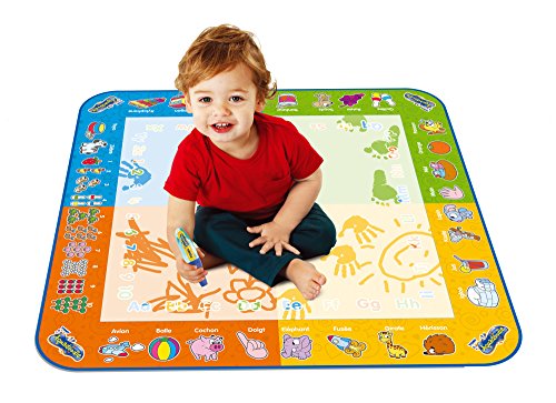 Tapis Aquadoodle 4 Couleurs Tomy Pour Dessiner A Leau Mixte A Partir De 18 Mois