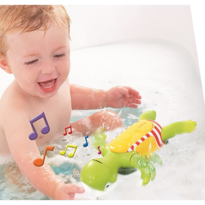 Jouet De Bain Tomy Toomies - Gloup Gloup La Tortue - Vert - Pour Garcon De 6 Mois Et Plus