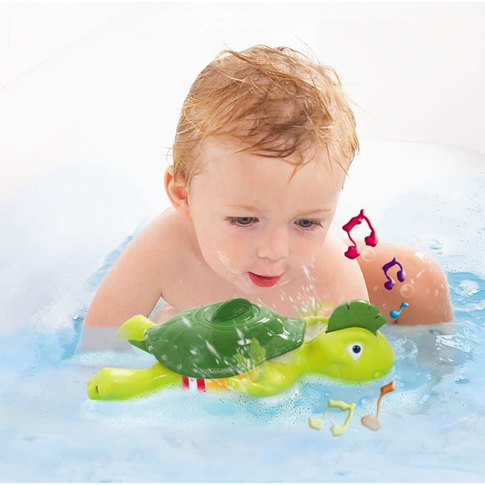 Jouet De Bain Tomy Toomies - Gloup Gloup La Tortue - Vert - Pour Garcon De 6 Mois Et Plus