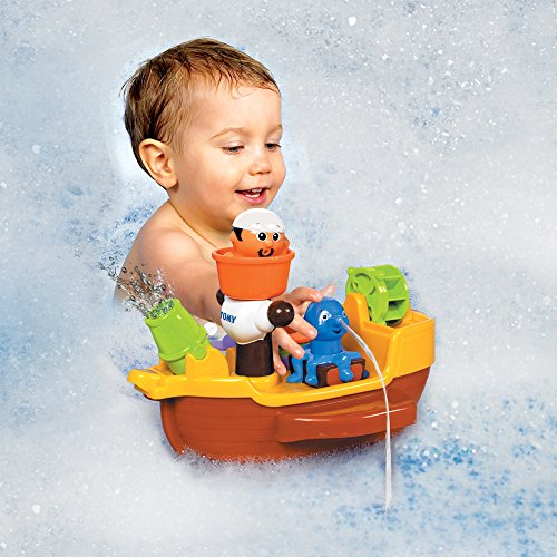 Jouet De Bain Tomy Toomies Bain Pirateau Pour Enfants De 18 Mois Et Plus