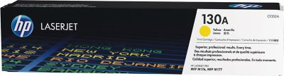 HP D'origine HP Color LaserJet Pro MFP M 176 n toner (130A / CF 352 A) jaune, 1 000 pages, 5,16 centimes par page
