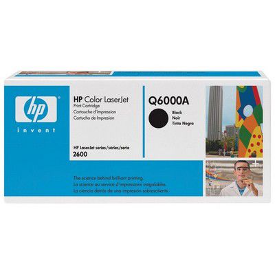 HP D'origine HP Color LaserJet CM 1015 MFP toner (124A / Q 6000 A) noir, 2 500 pages, 2,85 centimes par page
