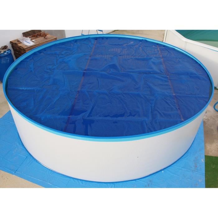 Bache Isotherme Pour Piscine Hors Sol - Toi - 550 X 366 Cm - 180 µm - Anti-uv - Reduit Entretien 50%