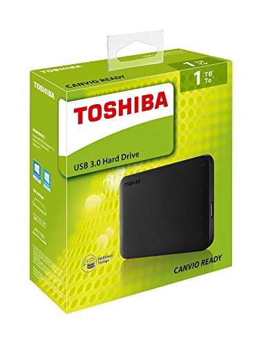 Toshiba Canvio Ready Disque Dur 1 To Externe Portable 25 Usb 30 Noir