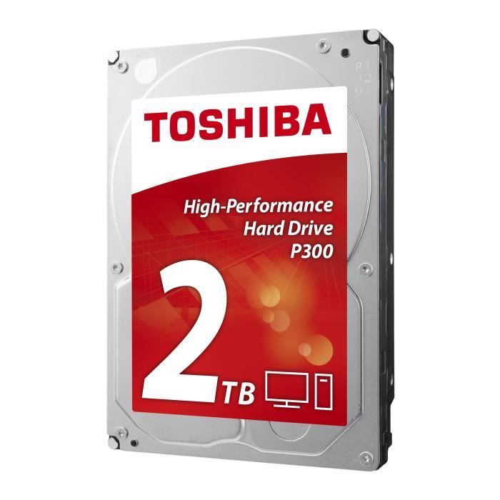 Toshiba - Disque Dur Interne - P300 - 2to - 7200 Tr/min - 3.5 Boite Retail (hdwd120ezst)