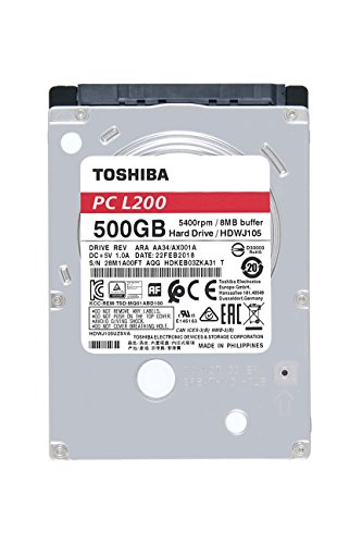 Toshiba L200 500 Go Disques Internes 6,4...
