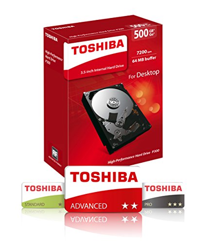 Toshiba P300 500 Go Disques Internes (8,...