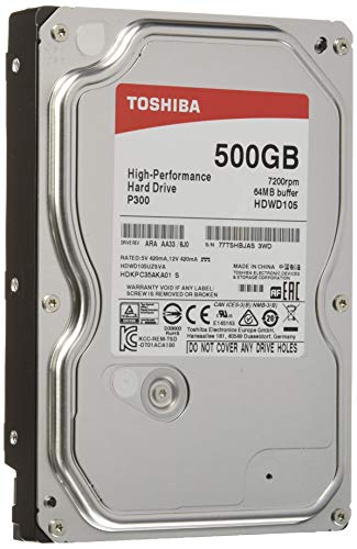 Toshiba P300 500 Go Disques Internes (8,...