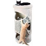 Trixie Cat Tower Gracia pour Chat Diam 38 x H 85 cm Gris clair
