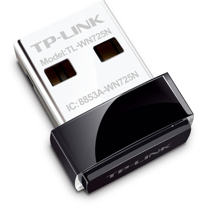 Cle Wifi Puissante - Tp-link - N150 Mbps - Nano Adaptateur Usb Wifi, Dongle Wifi - Compatible Win 10/8.1/8/7/xp/vista - Tl-wn725n