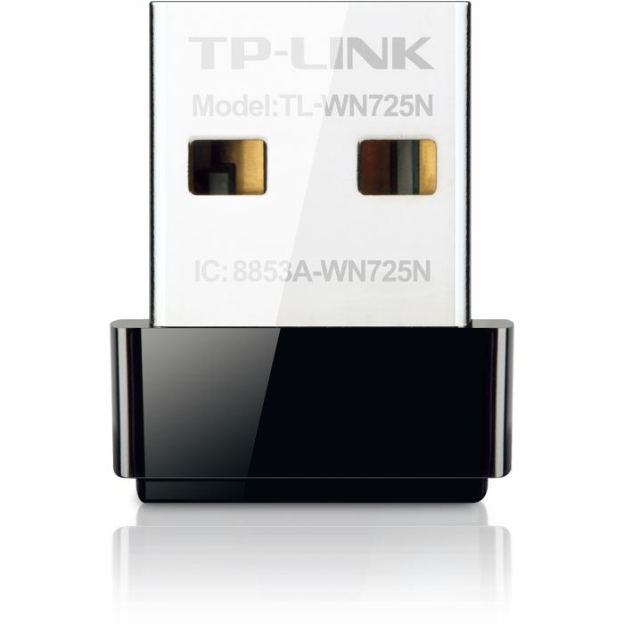 Cle Wifi Puissante - Tp-link - N150 Mbps - Nano Adaptateur Usb Wifi, Dongle Wifi - Compatible Win 10/8.1/8/7/xp/vista - Tl-wn725n