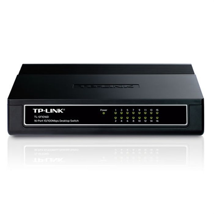 Tp Link Tl Sf1016d 16 Port 10100mbps Desktop Switch Commutateur 16 X 10100 De Bureau