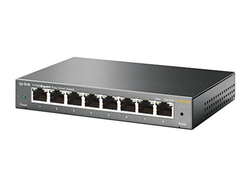 TP Link TL SG108E Easy Smart Switch Administrable 8 Ports Gigabit Bureau 