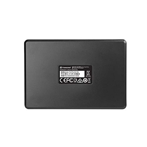TRANSCEND Disque dur externe HDD StoreJet 25C3N USB 30 Finition Aluminium 2 To