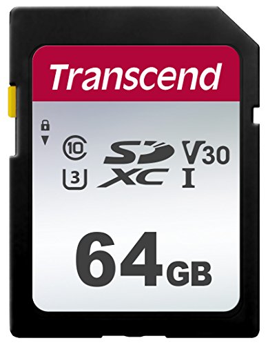 Carte Sd 64gb Uhs-i U3 Transcend 300s - Video Class V30 / Uhs-i U3 / Class10
