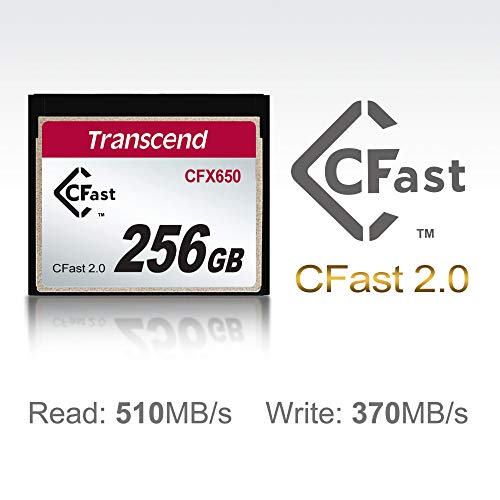 Transcend CFast 20 CFX650 Carte memoire flash 256 Go CFast 20