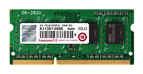 Transcend Memoire RAM 2GB DDR3-1600