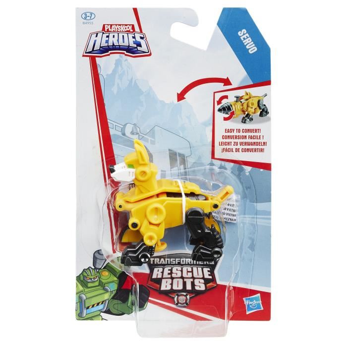 Transformers Rescue Bots Servo Ou Drake Le Robot Dragon Modele Aleatoire Figurine 14cm