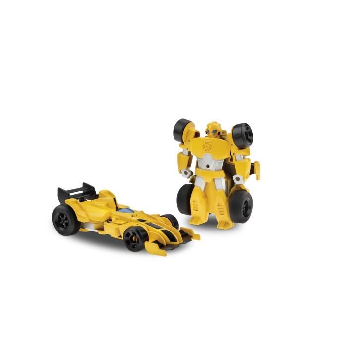 Figurine Transformers Rescue Bots - Hasbro - Voiture De Course A Retrofriction - Sideswipe Ou Bumblebee