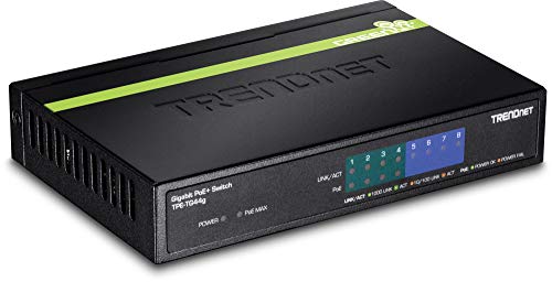 TRENDnet - Switch PoE Ethernet 10/100 Mb/s a 8 Ports Non Gere, GREENnet, 802.3af