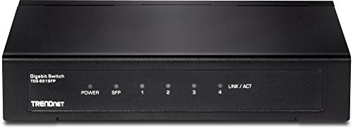 Trendnet Teg S51sfp - Commutateur - Non Gere - 4 X 10/100/1000 + 1 X Gigabit Sfp - Fixation Murale - Conformite Taa