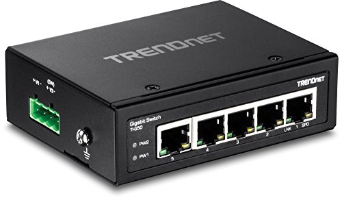 Trendnet Commutateur Ethernet Ti-g50 5 Ports - 2 Couches Supportees - Paire Torsadee - Montage Sur Rail