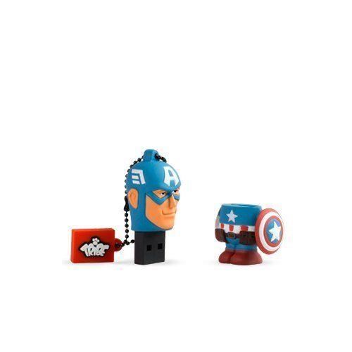 Tribe Cle Usb 3d 16go - Avengers Captain America 16go