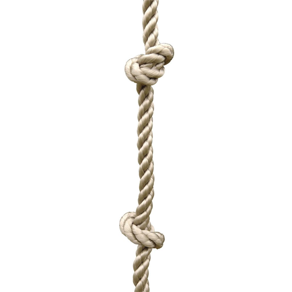 Corde Descalade Avec N?uds Pour Balancoire Trigano - Pour Enfants De 3 A 12 Ans - Longueur 315 M