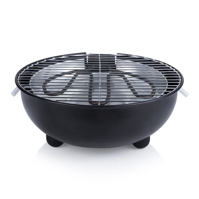 Barbecue Electrique De Table Tristar Bq 2880 1250w Diametre De Cuisson 30cm Noir