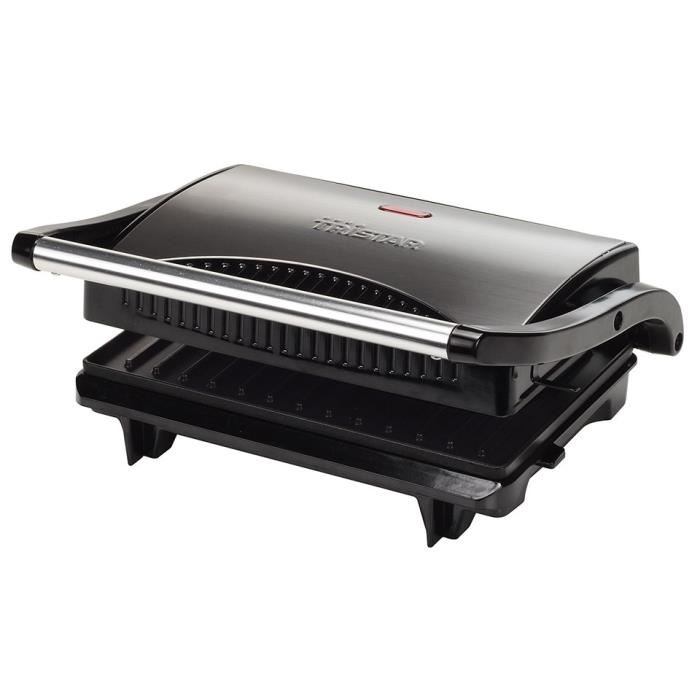 Gril Electrique - Tristar - 700w - Surface De Cuisson 22,5x14cm - Revetement Anti-adherent