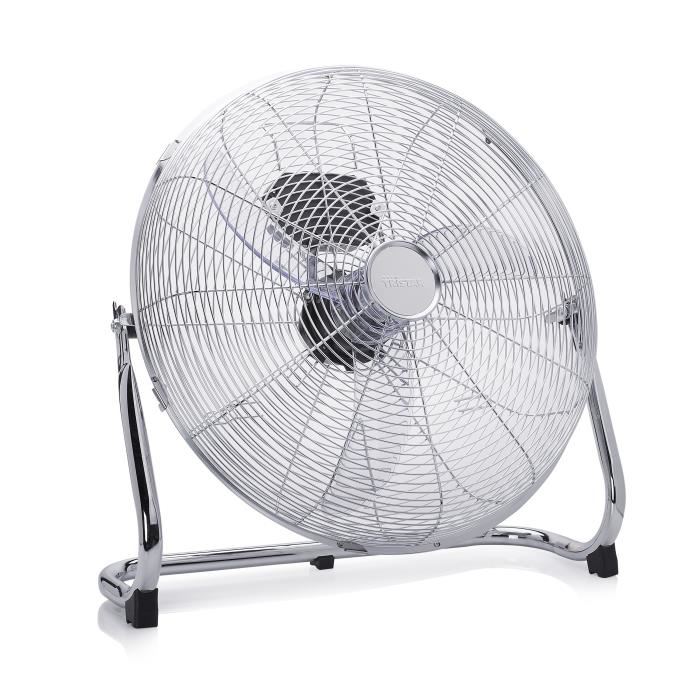 Tristar Ve 5885 Ventilateur De Sol En Metal O50 Cm 140 Watts 3 Vitesses Inclinable Gris