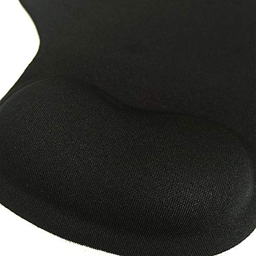 Trixes Tapis De Souris Avec Repose Poignet En Gel Confort Pour Pc Noir