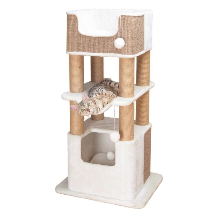 Trixie Arbre A Chat Lucano - 110 Cm - Blanc/taupe