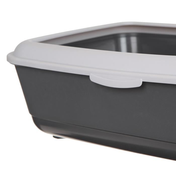 Brekz Trixie Bac A Litiere Pour Chat Gris Clair