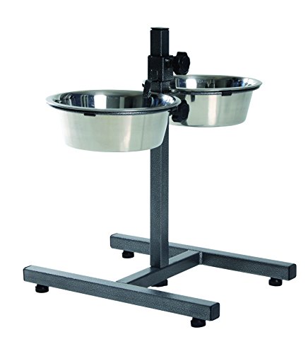 TRIXIE Support reglable de bol pour chiens 3,6 L 20 cm