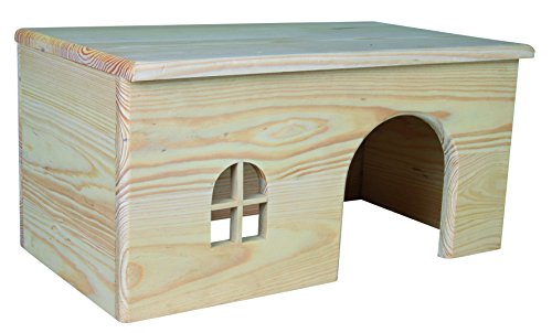 Trixie Maison en bois pour lapins, 40 x 40 x 20 x 23 cm 