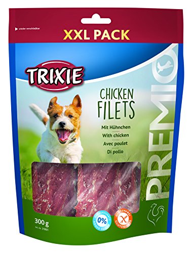 TRIXIE Chicken Filets Premio XXL Pack - Pour chien - 300g