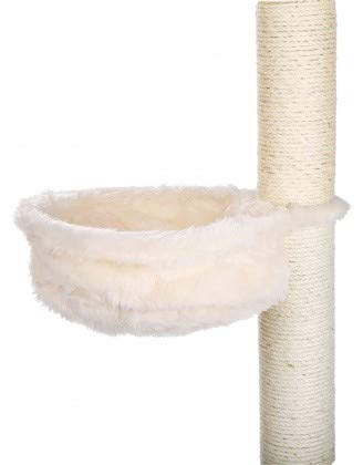 TRIXIE Sac confort pour arbre a chat o 38 cm creme peluche