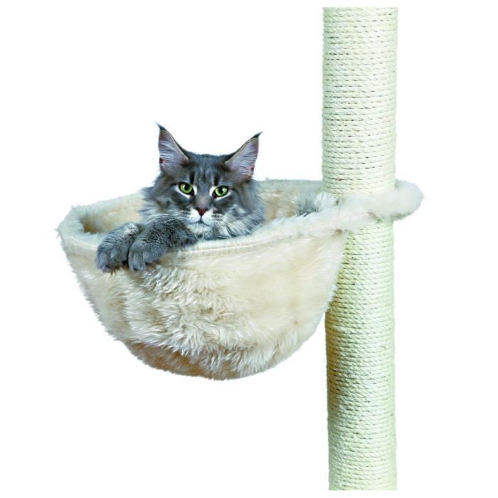 Trixie Sac Confort Pour Arbre A Chat O 38 Cm Creme Peluche