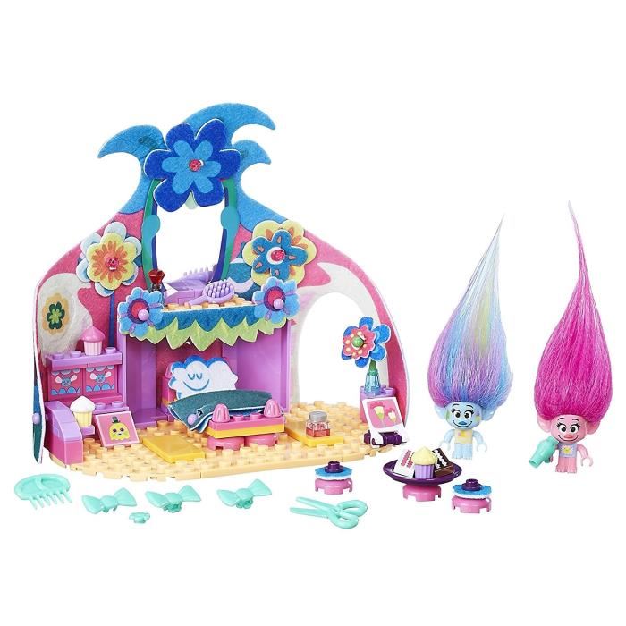 Trolls - Mini Set - Maison De Poppy - Figurines Poppy Et Harper Incluses